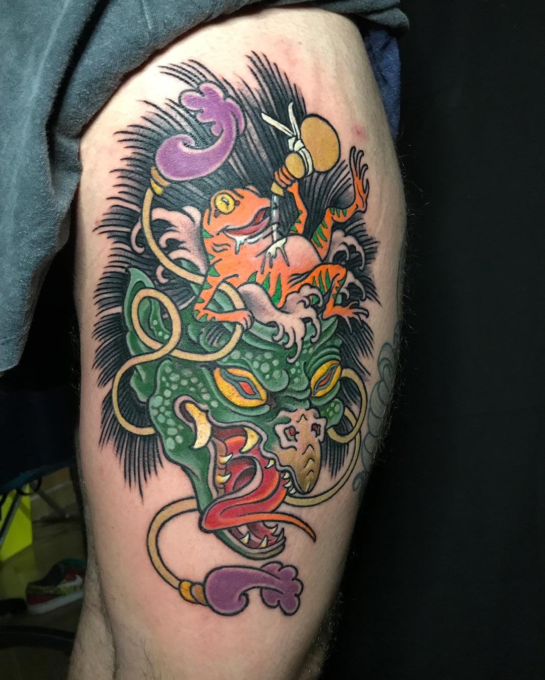 Red-Kirin-Tattoo-Piercing-Boutique-sapo-y-oni--Ariel-Perez-tatuador