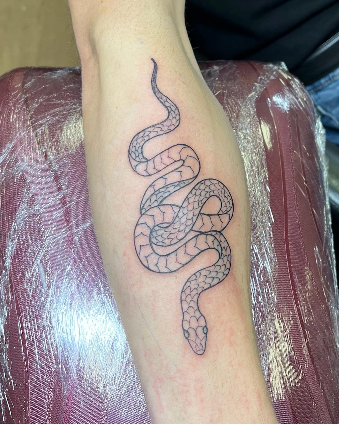 Red-Kirin-Tattoo-Piercing-Boutique-serpiente-tatuaje-lineal