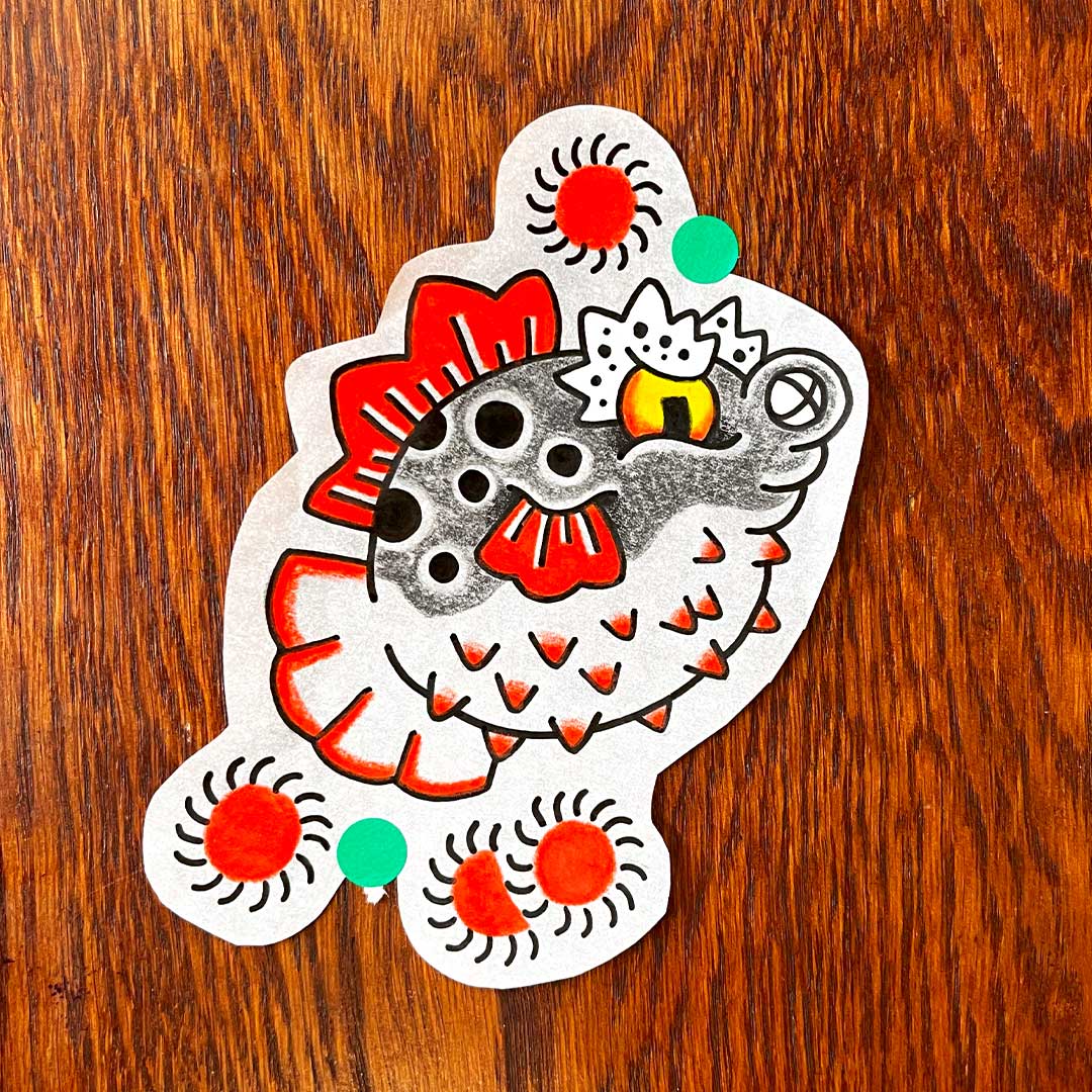Red-Kirin-Tattoo-Piercing-Boutique-tattoo-fubu-rojo-diseño-disponible-geru-tatuador