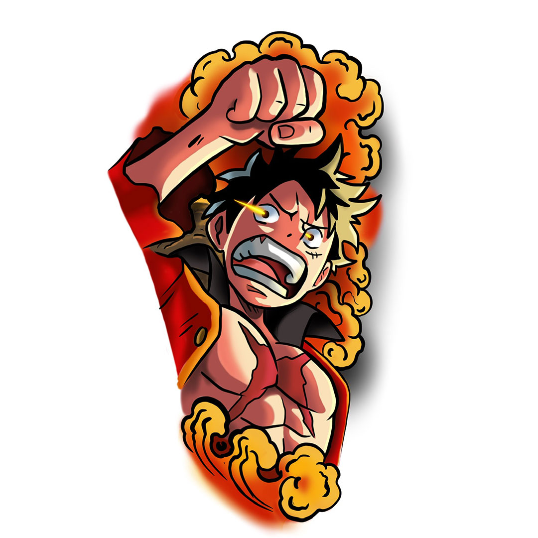 Red-Kirin-Tattoo-Piercing-Boutique-tattoo-luffy-one-piece-diseño-disponible-boas-tatuador