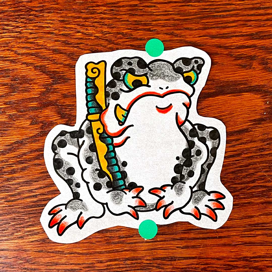 Red-Kirin-Tattoo-Piercing-Boutique-tattoo-sapo-espada-diseño-disponible-geru-tatuador